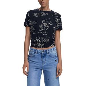Desigual Gray Cotton Women's T-Shirt